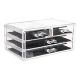 Organizador DKD Home Decor Transparente Acrílico (24 x 15 x 11 cm)