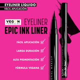 Eyeliner NYX Epic Ink Negro (Reacondicionado A+)