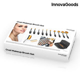 Set de Brochas de Maquillaje Profesional Ovaladas InnovaGoods (11 Piezas)