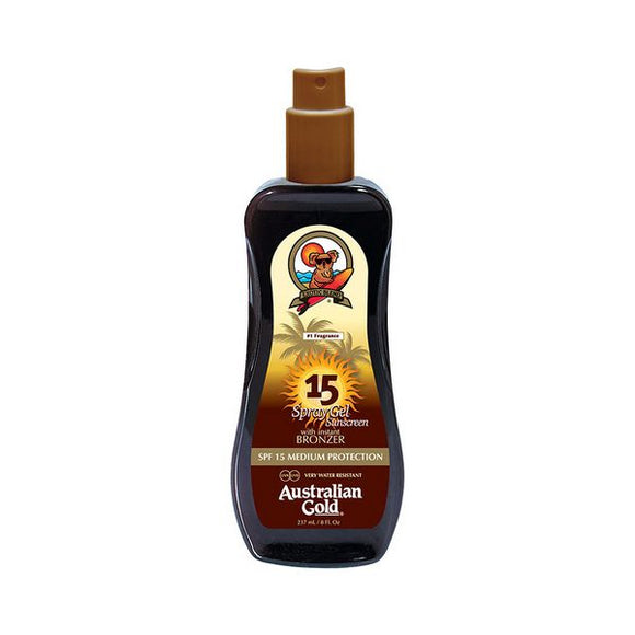 Spray Protector Solar Instant Bronzer Australian Gold SPF 15 (237 ml)