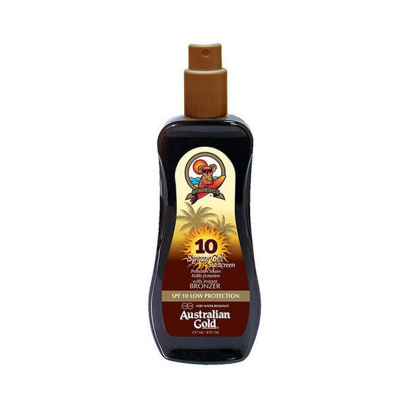 Spray Protector Solar Instant Bronzer Australian Gold SPF 10 (237 ml)