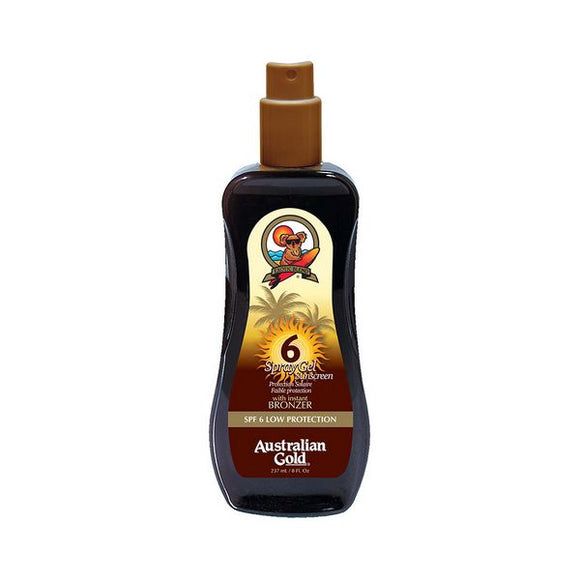 Spray Protector Solar Instant Bronzer Australian Gold SPF 6 (237 ml)
