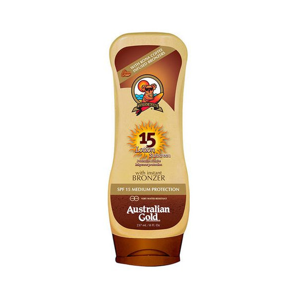Loción Solar Sunscreen Australian Gold SPF 15 (237 ml)