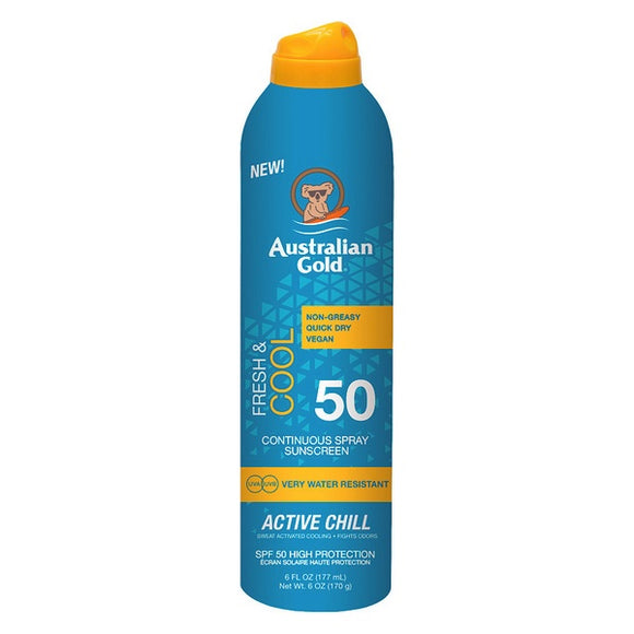 Spray Protector Solar Fresh & Cool Australian Gold Spf 50 (177 ml)