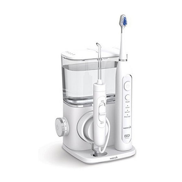 Cepillo de Dientes Eléctrico + Irrigador Dental Waterpik Complete Care 9.0 Blanco (Reacondicionado D)