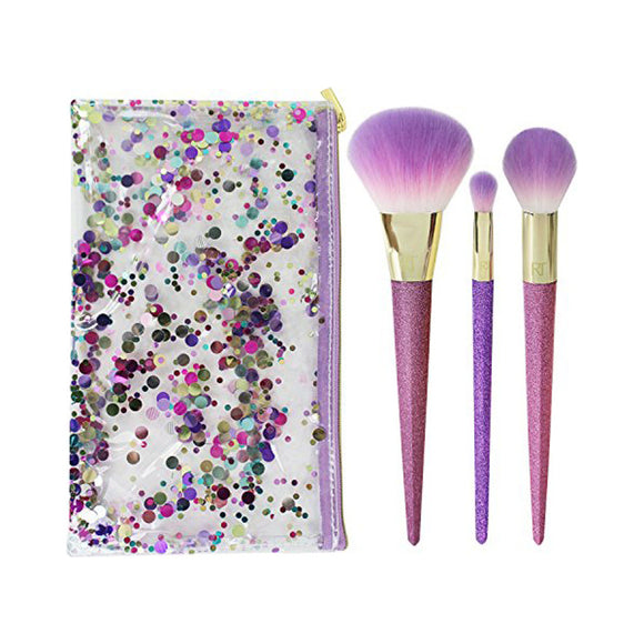 Set de Brochas de Maquillaje Shimmer & Shine Real Techniques (4 pcs)