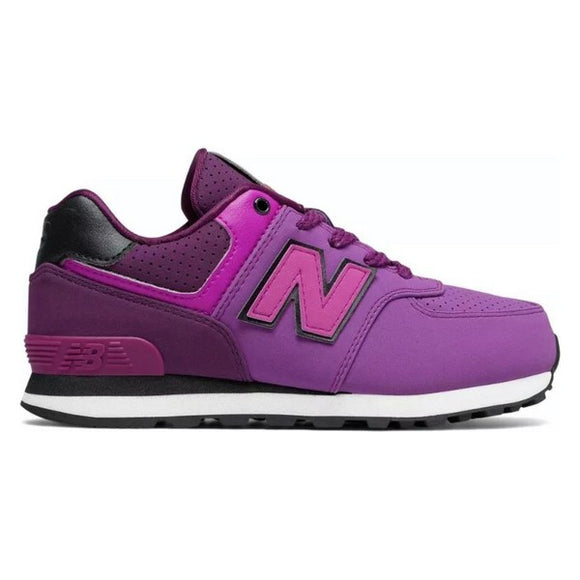 Zapatillas Deportivas Infantiles New Balance KL574YEG Morado