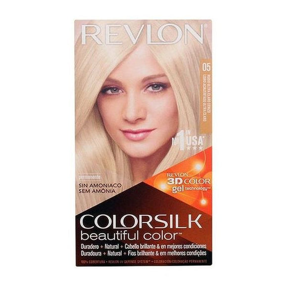 Tinte sin Amoniaco Colorsilk Revlon Rubio ceniza