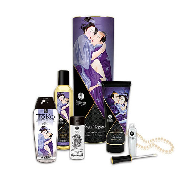 Set Erótico Shunga Carnal Pleasures (6 pcs) (Reacondicionado A+)