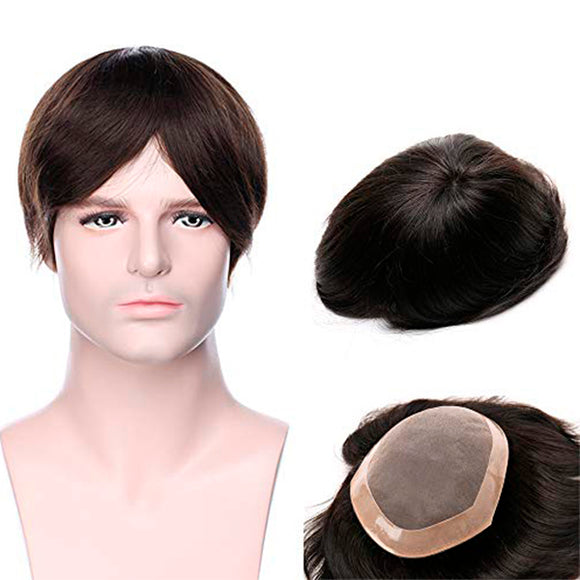 Peluca Toupee 6 Cabello natural (15 cm) (Reacondicionado A+)