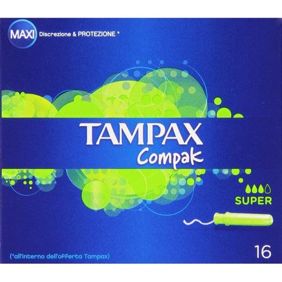 Pack de Tampones Tampax Compak Super (16 uds) (Reacondicionado A+)