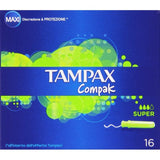 Pack de Tampones Tampax Compak Super (16 uds) (Reacondicionado A+)