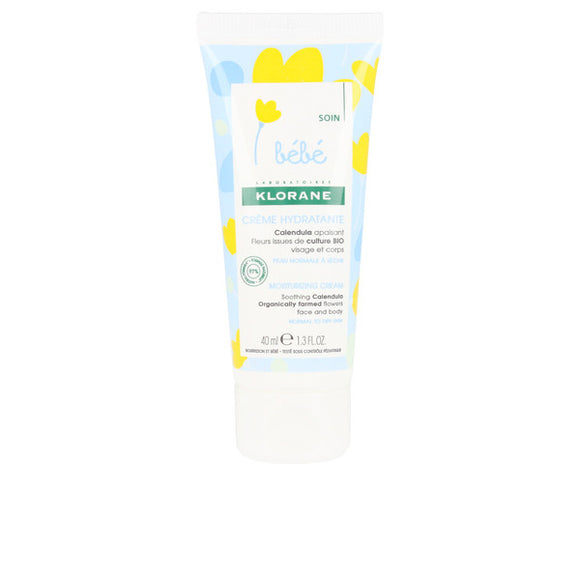 Crema Hidratante y Relajante Para Bebé Klorane Caléndula (40 ml)