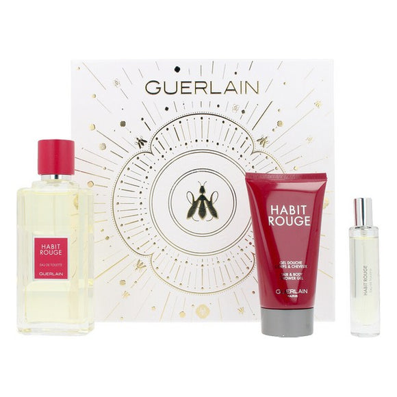 Set de Perfume Hombre Habit Rouge Guerlain