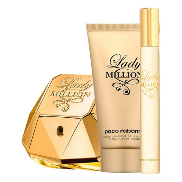 Set de Perfume Mujer Lady Million Paco Rabanne EDP (3 pcs) (3 pcs)