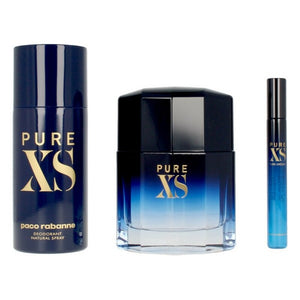 Set de Perfume Hombre Pure XS Paco Rabanne EDT (3 pcs)