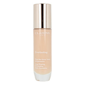 Base de Maquillaje Fluida Everlasting Clarins Apto para todo tipo de pieles 109C-wheat (30 ml)