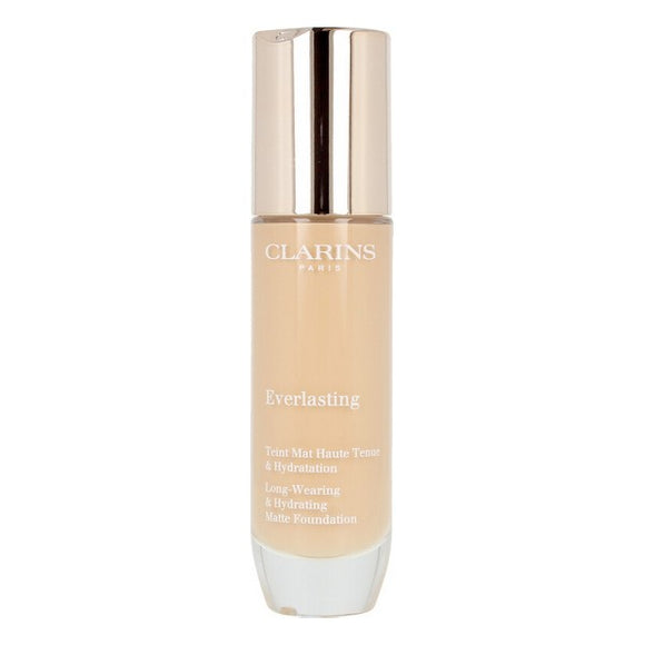 Base de Maquillaje Fluida Everlasting Clarins 110.5W-tawny (30 ml)
