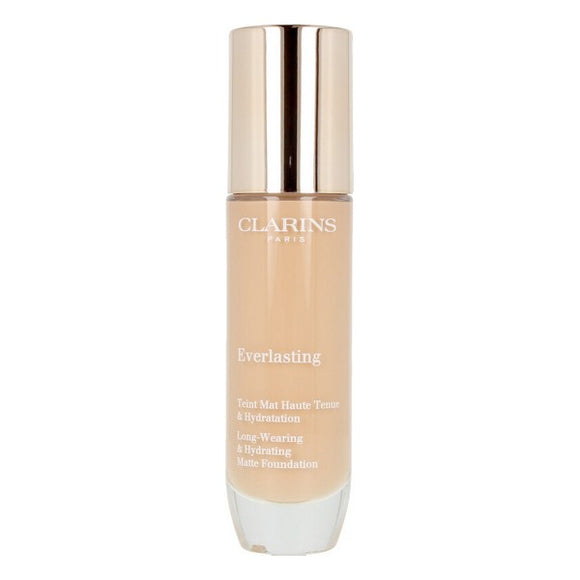 Base de Maquillaje Fluida Everlasting Clarins 112.3N-sandalwood (30 ml)