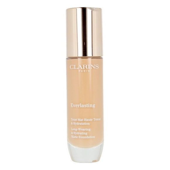 Base de Maquillaje Fluida Everlasting Clarins 112.5W-caramel (30 ml)