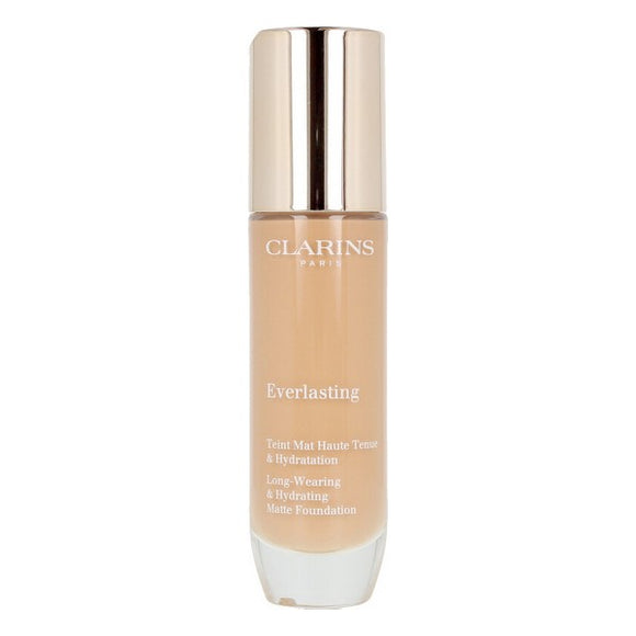 Base de Maquillaje Fluida Everlasting Clarins 114N-cappuccino (30 ml)