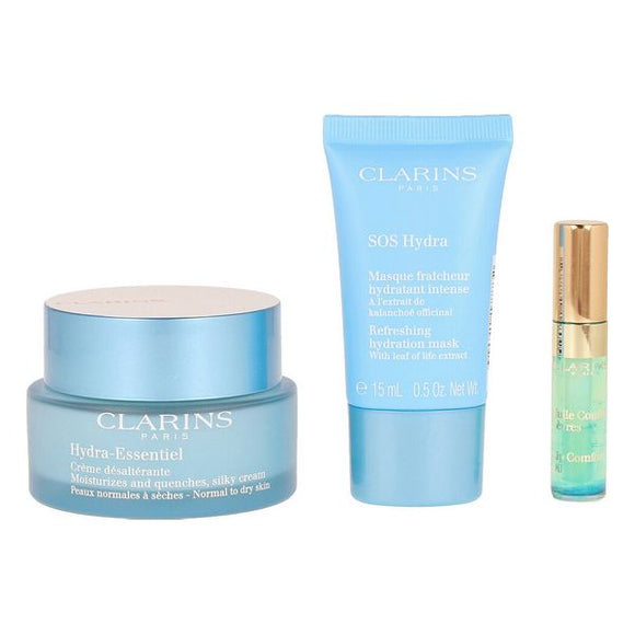 Set de Cosmética Unisex Hydra Essentiel Clarins (3 Piezas)
