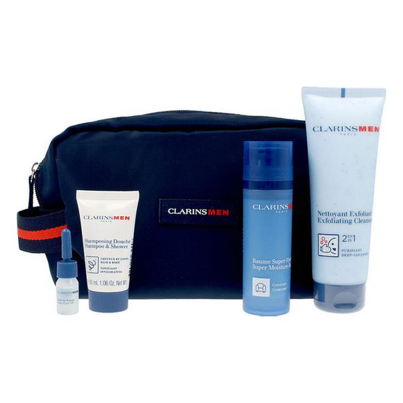 Set de Cosmética Unisex Men Baume Clarins Hidratante (4 Piezas)