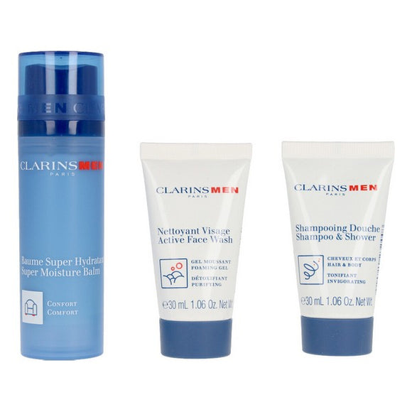 Set de Belleza Clarins Men Baume Super Hydratant (3 pcs)