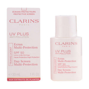 Protector Solar Facial Uv Plus Anti Pollution Clarins Spf 50 (30 ml)