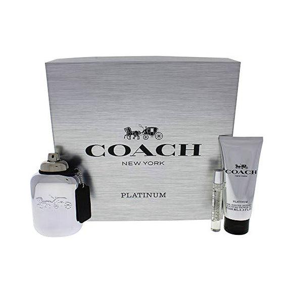 Set de Perfume Mujer Platinum Coach EDP (3 pcs)