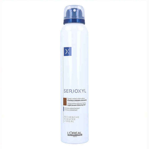 Spray para Dar Volumen con Color Serioxyl L'Oreal Professionnel Paris Light Brown 200 ml (200 ml)