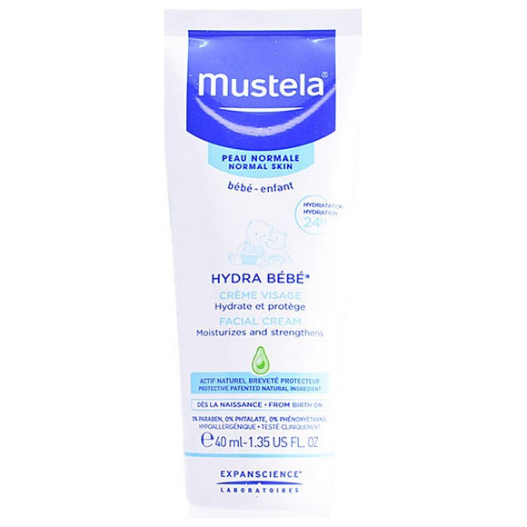 Crema Facial Hidratante para Bebés Mustela (40 ml)