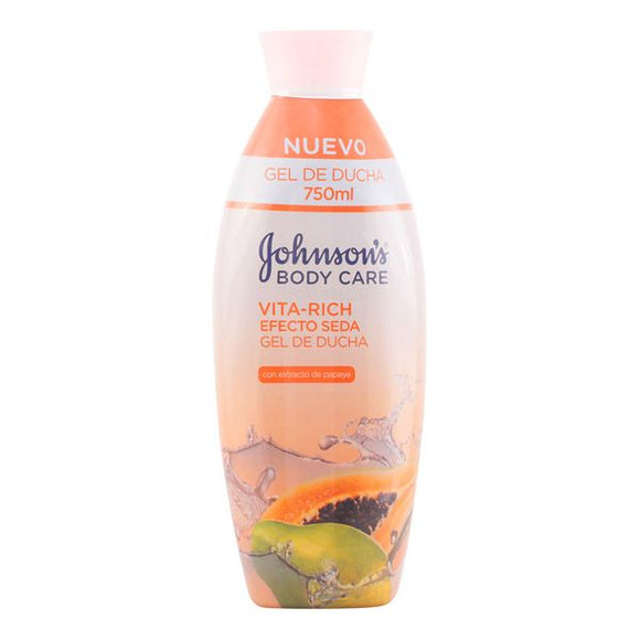 Gel de Ducha Efecto Seda Papaya Vita-rich Johnson's 110501