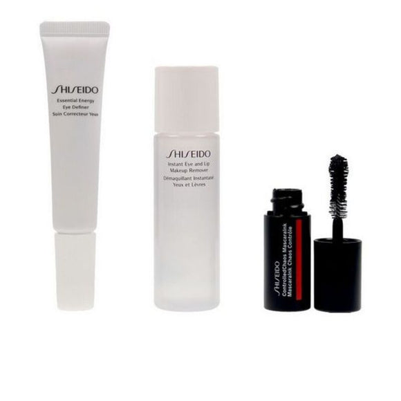 Set de Cosmética Unisex Essential Energy Shiseido Contorno de Ojos (3 Piezas)
