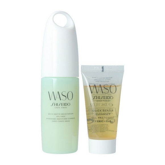 Set de Cosmética Unisex Waso Quick Matte Shiseido Sin aceite (2 Piezas)