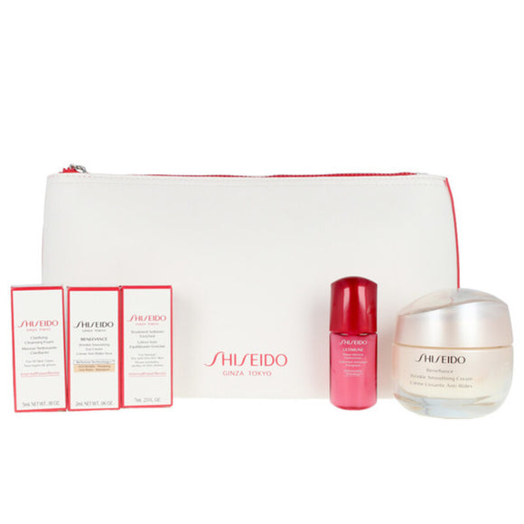 Set de Belleza Benefiance Wrinkle Smoothing Cream Shiseido (5 Piezas)