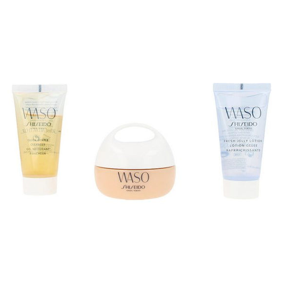 Set de Cosmética Unisex Waso Giga Hydrating Shiseido (3 Piezas)