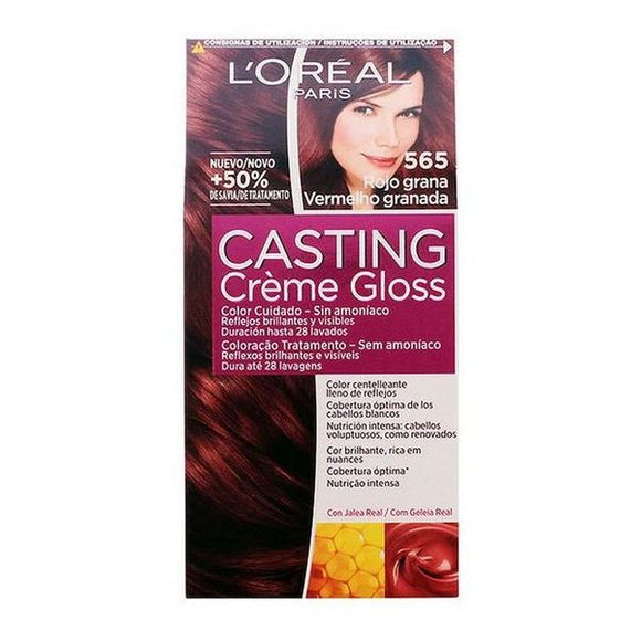 Tinte sin Amoniaco Casting Creme Gloss L'Oreal Make Up Rojo grana