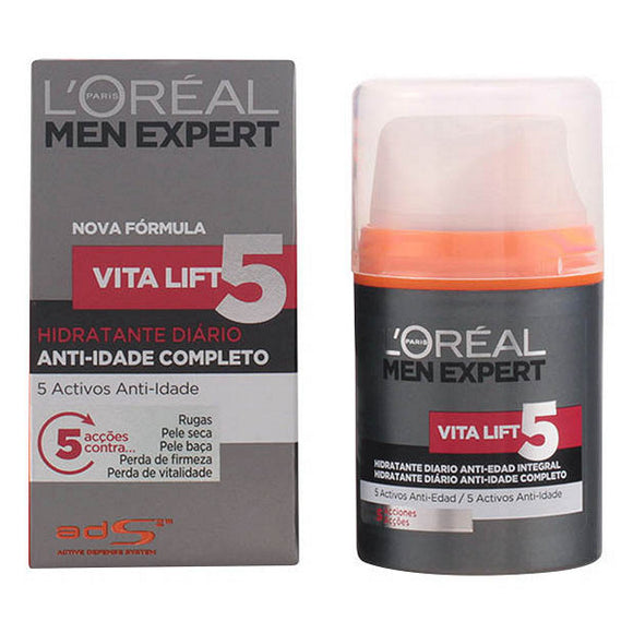 Crema Hidratante Antiedad L'Oréal Paris Men Expert Vita Lift (50 ml) (Reacondicionado A+)