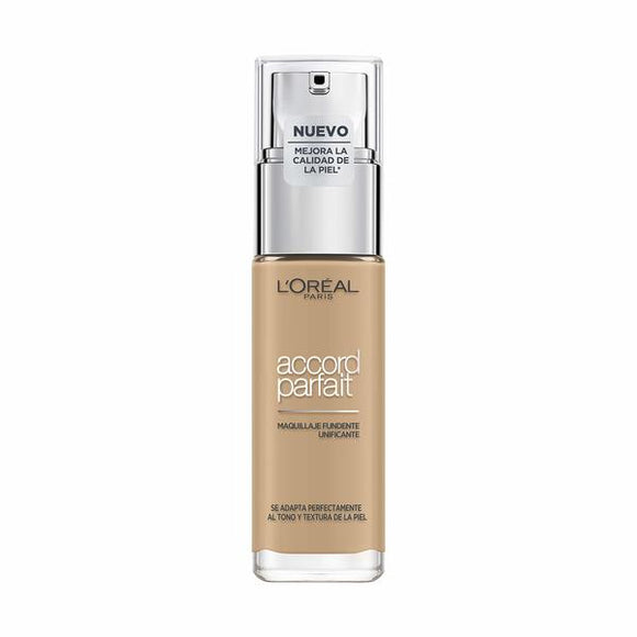 Base de Maquillaje Fluida Accord Parfait L'Oreal Make Up (30 ml) (Reacondicionado A+)