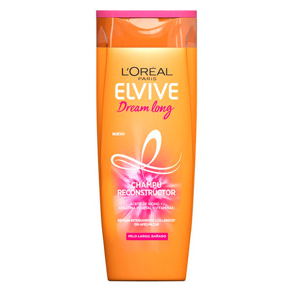 Champú Antiencrespamiento Dream Long L'Oréal Paris Elvive (3 x 370 ml) (Reacondicionado A+)