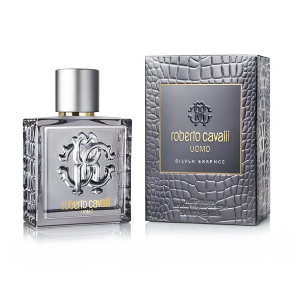 Perfume Hombre Uomo Silver Essence Roberto Cavalli EDT (40 ml)