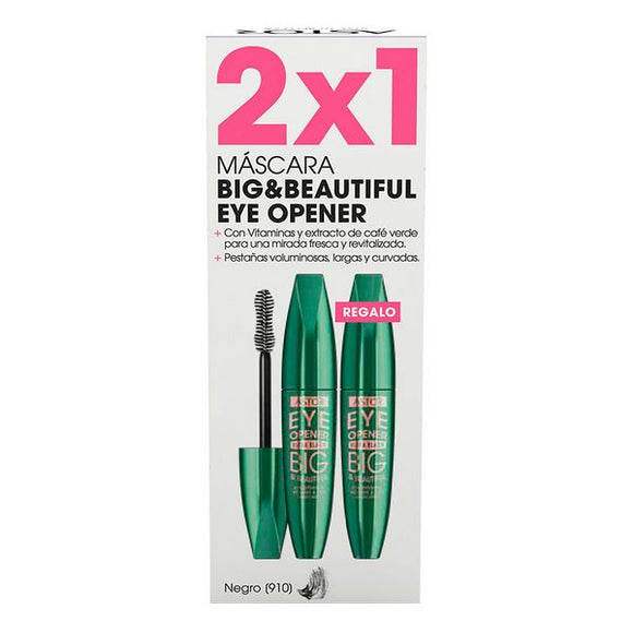 Máscara de Pestañas Efecto Volumen Big & Beautiful Eye Opener Astor (2 uds)