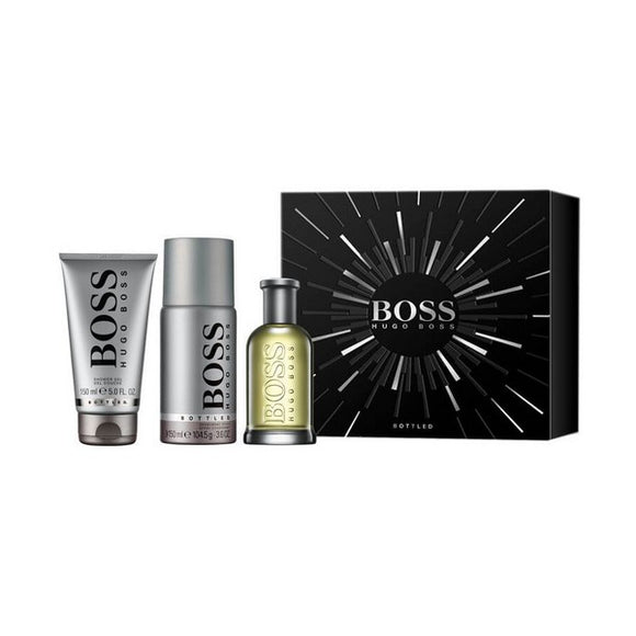 Set de Perfume Hombre Bottled Hugo Boss (3 pcs)