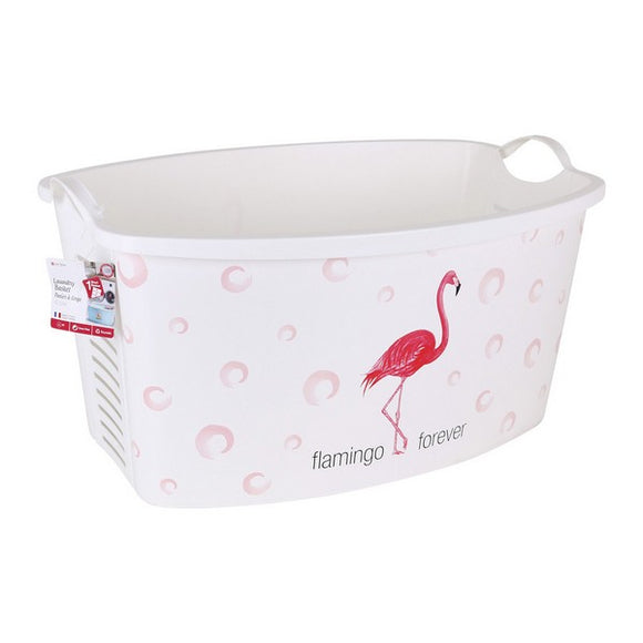 Cesto para la Ropa Flamingo Forever 42 L (59 X 39 x 31 cm)