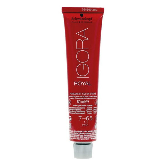 Tinte Permanente Igora Royal Senea 7-65 Schwarzkopf (60 ml)
