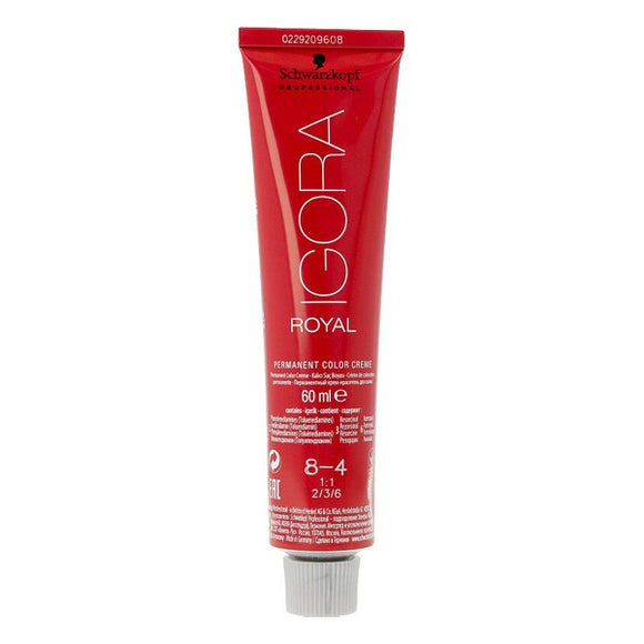 Tinte Permanente Igora Royal Schwarzkopf (60 ml) (Nº 8-4)