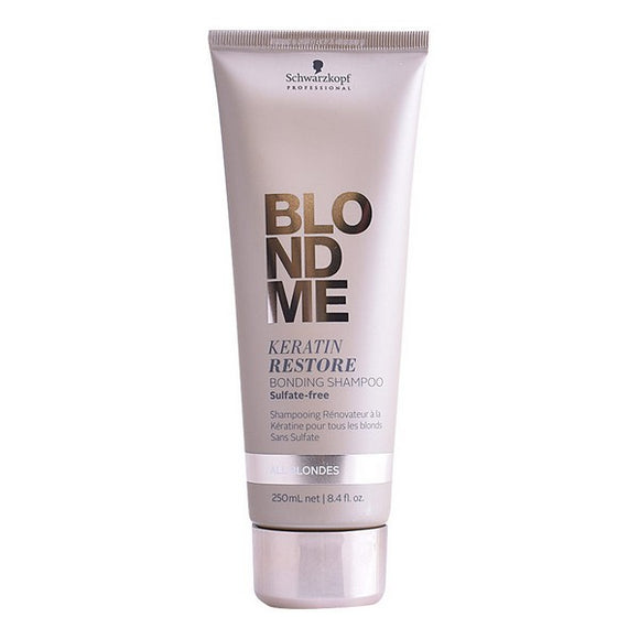 Champú Reparador Blondme Keratin Schwarzkopf (250 ml)