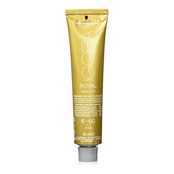 Coloración Permanente en Crema Igora Royal Schwarzkopf (60 ml)
