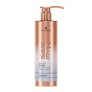 Champú con Coloración Temporal Blondeme Blush Silver Schwarzkopf (250 ml)